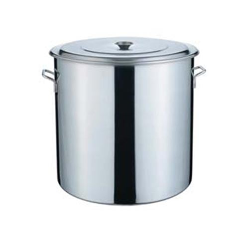 Stainless Steel Stock Pot With Lid Ø40xH40cm, 50L