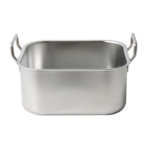 Stainless Steel Square Bain Marie L15.5xW15.5xH7.5cm, 1.5L