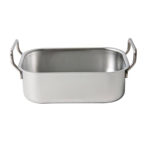 Stainless Steel Rectangle Bain Marie L15.5xW10.5xH5.5cm, 0.5L