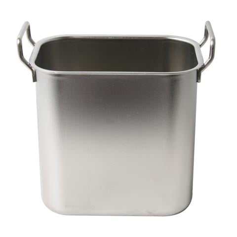 Stainless Steel Rectangle Bain Marie L15.5xW10.5xH16cm, Ø2.5L