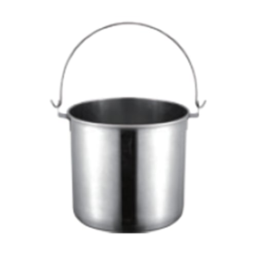 Stainless Steel Loop Handle Pot With Recessed Handle Ø25xH25cm