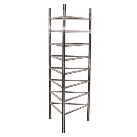 Stainless Steel Triangle 8-Tier Steamer Stand L56xH175cm