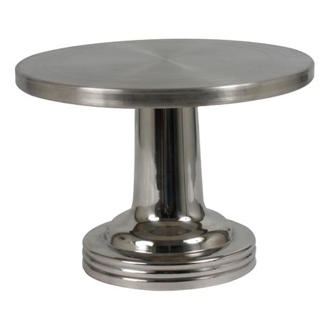 Stainless Steel Revolving Cake Stand/Turntable Ø25xH17cm