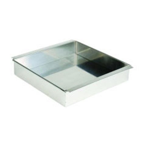 Stainless Steel Square Bean Curd Box, L27xW27xH5cm