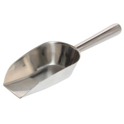 STAINLESS STEEL FLAT BASE ICE SCOOP