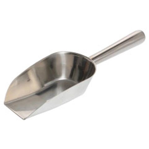 STAINLESS STEEL FLAT BASE ICE SCOOP