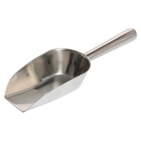 STAINLESS STEEL FLAT BASE ICE SCOOP