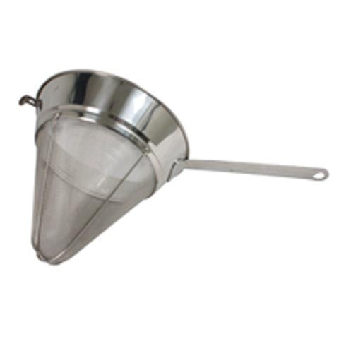 STAINLESS STEEL MESHED CONICAL SOUP STRAINER