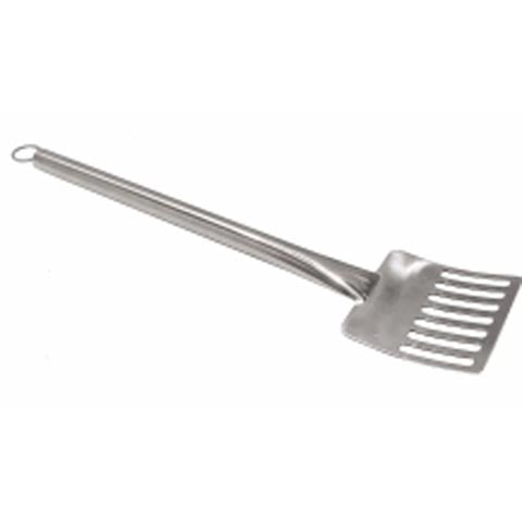 (26-01068) S/S SLOTTED FRYING TURNER WITH LONG HANDLE W15xL78cm, ET