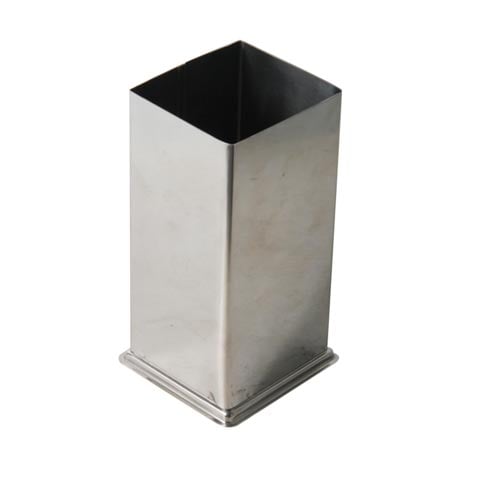 Stainless Steel Square Chopstick Holder L7.5xW7xH15.5cm