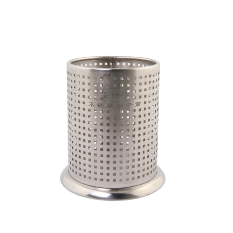 Stainless Steel Round Chopstick Holder Ø12.5xH16cm