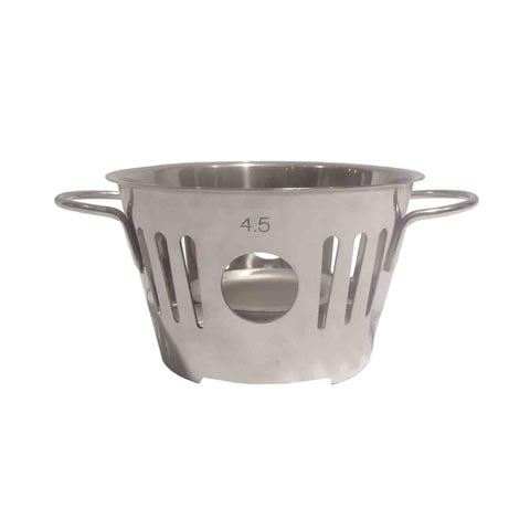 Stainless Steel Claypot Stand With Handles L11.5xW8.5xH8cm