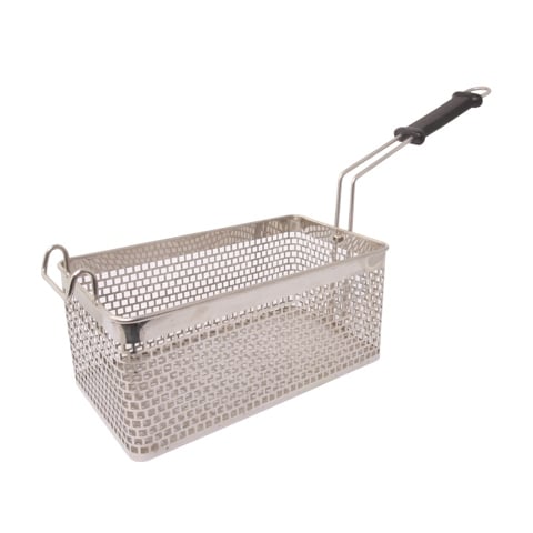 Stainless Steel Rectangle Deep Frying Basket L31xW17xH13cm