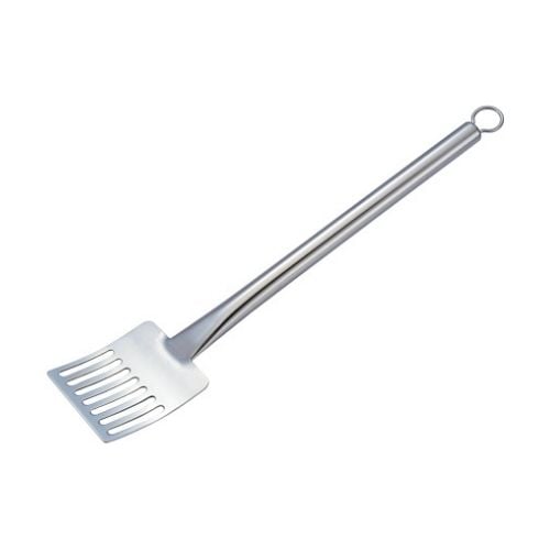 Stainless Steel Slotted Frying Turner With Long Handle W15xL78cm