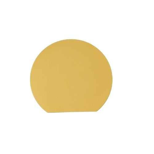 Asahi Elastomer D-Shape Cutting Board L24xW21.5xH0.5cm,Heat Resistant To 100°C, Cream