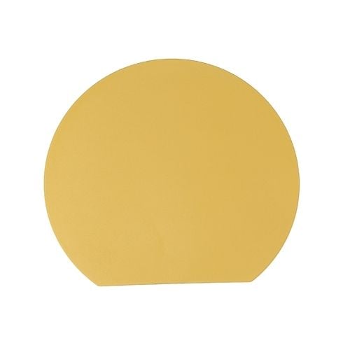 Asahi Elastomer D-Shape Cutting Board L34xW30.5xH0.5cm,Heat Resistant To 100°C, Cream