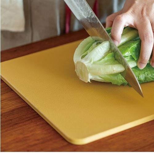 Asahi Elastomer Cutting Board L40xW26xH0.8cm,Heat Resistant To 100°C, Cream