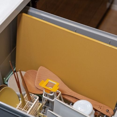 Asahi Elastomer Cutting Board L40xW26xH0.8cm,Heat Resistant To 100°C, Cream