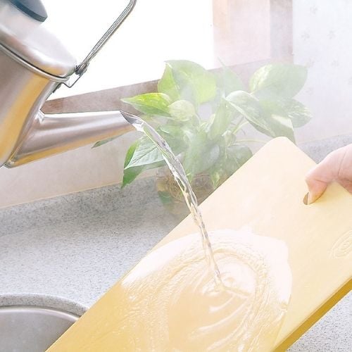 Asahi Elastomer Anti-Bacterial Professional Cutting Board L33.4xW26.3xH1.2cm,Heat Resistance -30 To 130℃, Cream