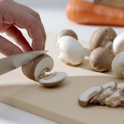 Asahi Elastomer Cutting Board L38xW21xH1.3cm,Heat Resistant To 100°C (Not Dishwashable), Cream