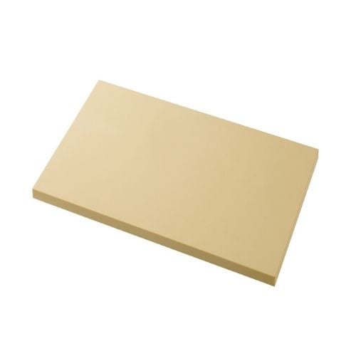 Asahi Elastomer Cutting Board L40xW23xH1.3cm,Heat Resistant To 100°C (Not Dishwashable), Cream