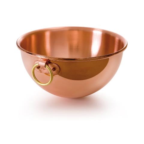 Mauviel Copper Eggwhite Beating Bowl With Ring Ø30xH15cm, 7L