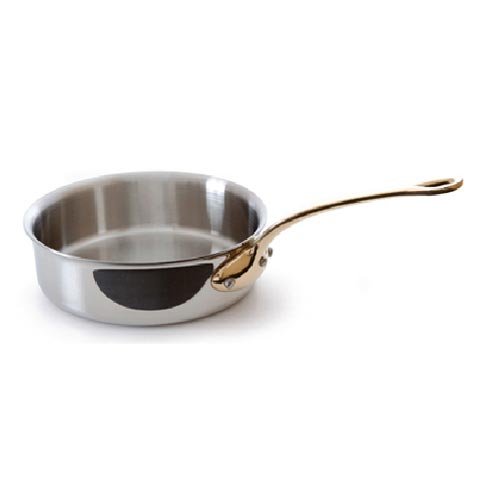 -OM- (11-00139) S/S SAUTEUSE w/BZE HDLE, Ø28xH9cm, 5.5L, M'COOK, MAUVIEL