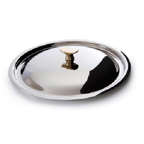 Mauviel Stainless Steel Lid With Bronze Handle, Ø20cm