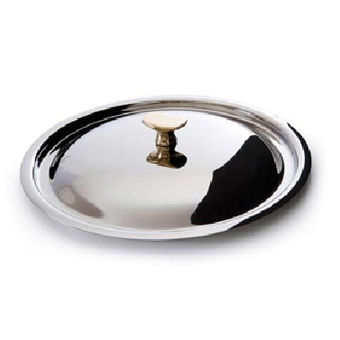 Mauviel Stainless Steel Lid With Bronze Handle, Ø24cm