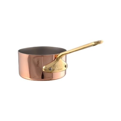 MauvielCopper Stainless Steel Sauce Pan With Handle Ø9xH4.5cm, 300ml, M'Minis