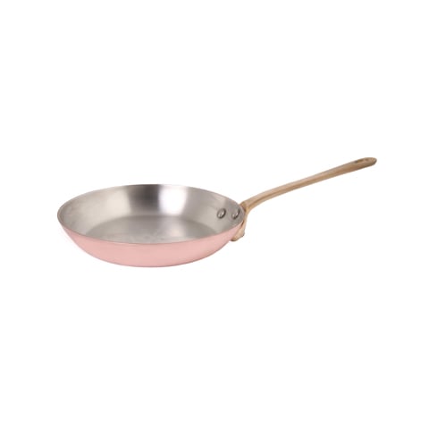 Mauviel Copper Mini Frying Pan With Bronze Handle (Stainless Steel Interior), Ø12xH2.5cm