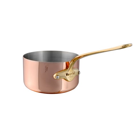 Mauviel Copper Sauce Pan With Bronze Handle (Stainless Steel Interior), Ø12X6.5cm, 0.8L