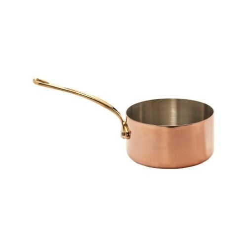 Mauviel Copper Sauce Pan With Bronze Handle (Stainless Steel Interior), Ø18X9cm, 2.3L