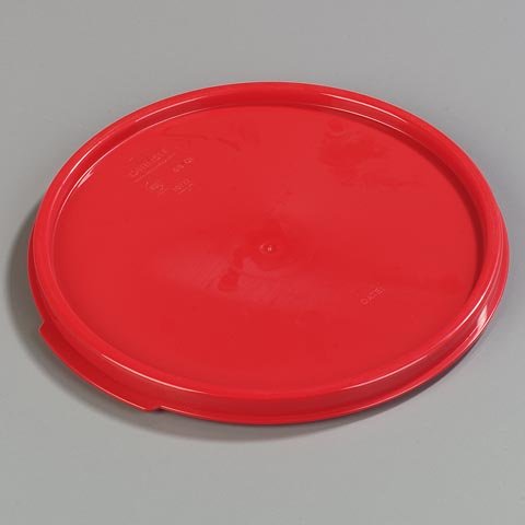 PP STORPLUS™ RD LID for 6-8qt CONTAINER, RED, CARLISLE