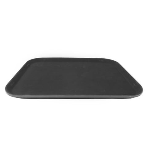 Carlisle Rectangle Non-Slip Grip Tray, 26X18", Black, True Basics