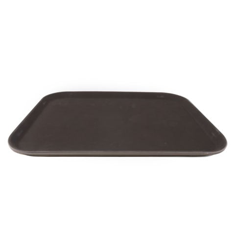 Carlisle Rectangle Non-Slip Grip Tray, 26X18", Toffee Tan, True Basics