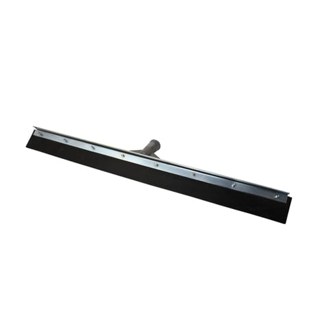 Carlisle Straight Rubber Floor Squeegee With Metal Frame 24",Black, Flo-Pac