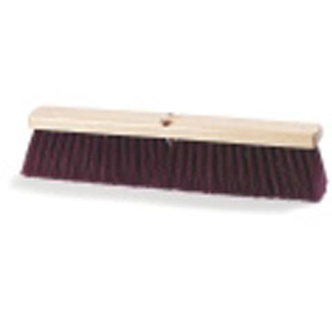 CRIMPED GARAGE FLOOR BRUSH L24", MAROON, FLO-PAC