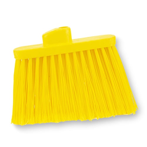 Carlisle Duo-Sweep Flagged Angle Broom - Head Only W12", Yellow