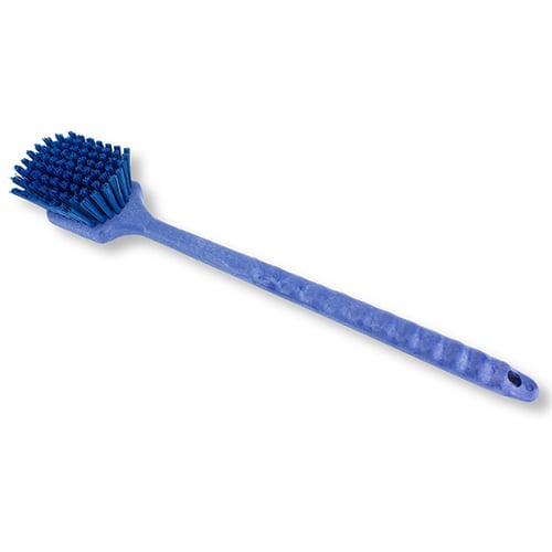 FLOATER SCRUB BRUSH WITH POLYESTER BRISTLES 20", BLUE, CARLISLE