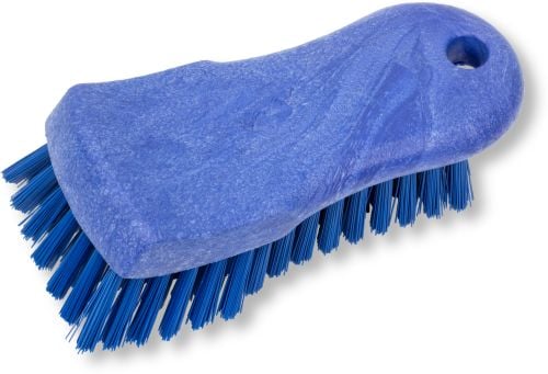 Carlisle Cutting Board Brush With Polyester Bristle 6", Blue