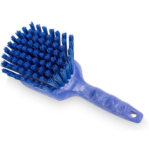 Carlisle Scrub Brush With Polyester Bristles 8", Blue