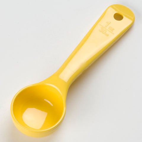 MEASURING SPOON WITH SHORT HANDLE