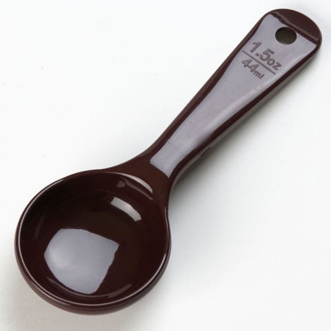 Carlisle Measuring Spoon With Short Handle 1.5Oz, Redbrown