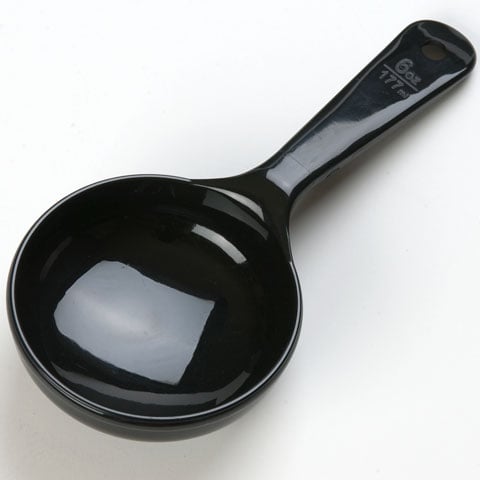 MEASURING SPOON WITH SHORT HANDLE