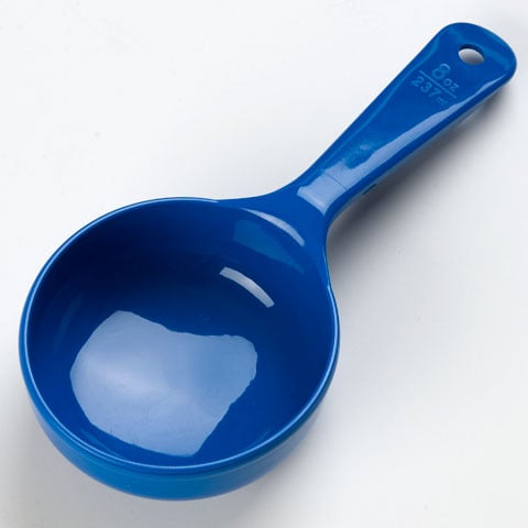 MEASURING SPOON WITH SHORT HANDLE