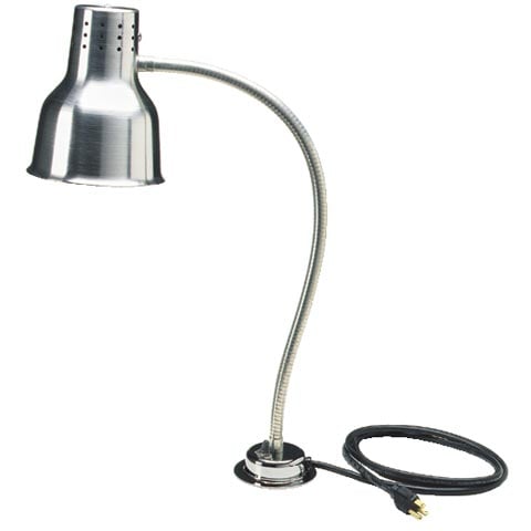 ALUM SINGLE FLEXIBLE ARM HEATING LAMP L24", 220V/50Hz/1, FLEXIGLOW, CARLISLE ==6 MONTHS WARRANTY== (BULB NOT INCLUDED)