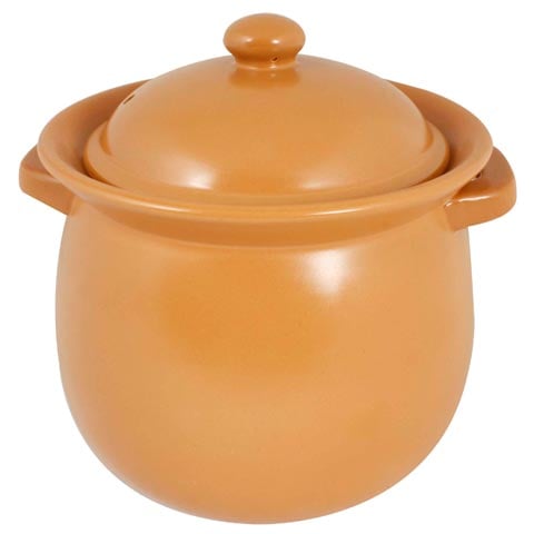 EARTHEN JUMBO POT, Ø26.3xH21.7cm, YELLOW