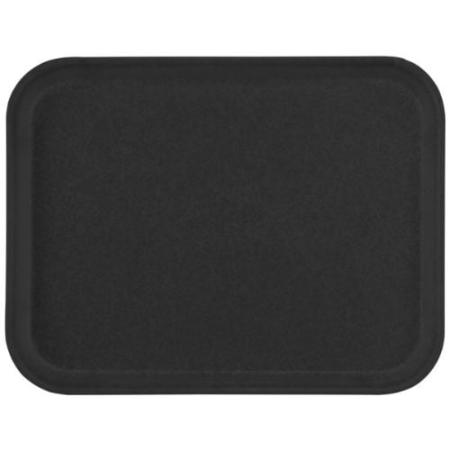 RECT SOLID TRAY L13.75xW10.6", BLACK, GLASTEEL, CARLISLE