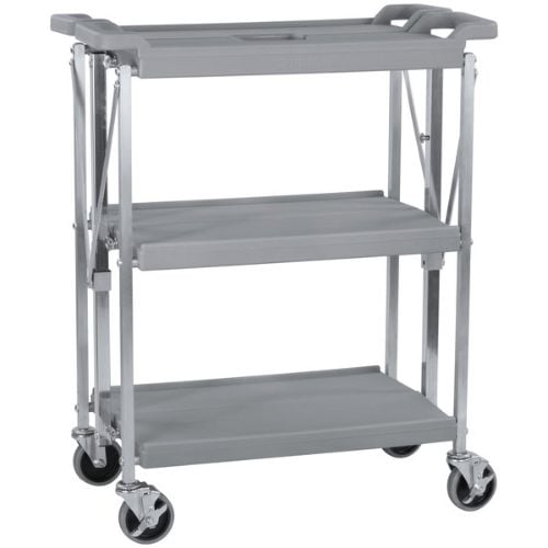 FOLD N GO CART 15"x21", DOVE GRAY, CARLISLE